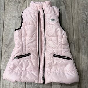 Calvin Klein Pink Quilted Sleeveless Puffer Vest